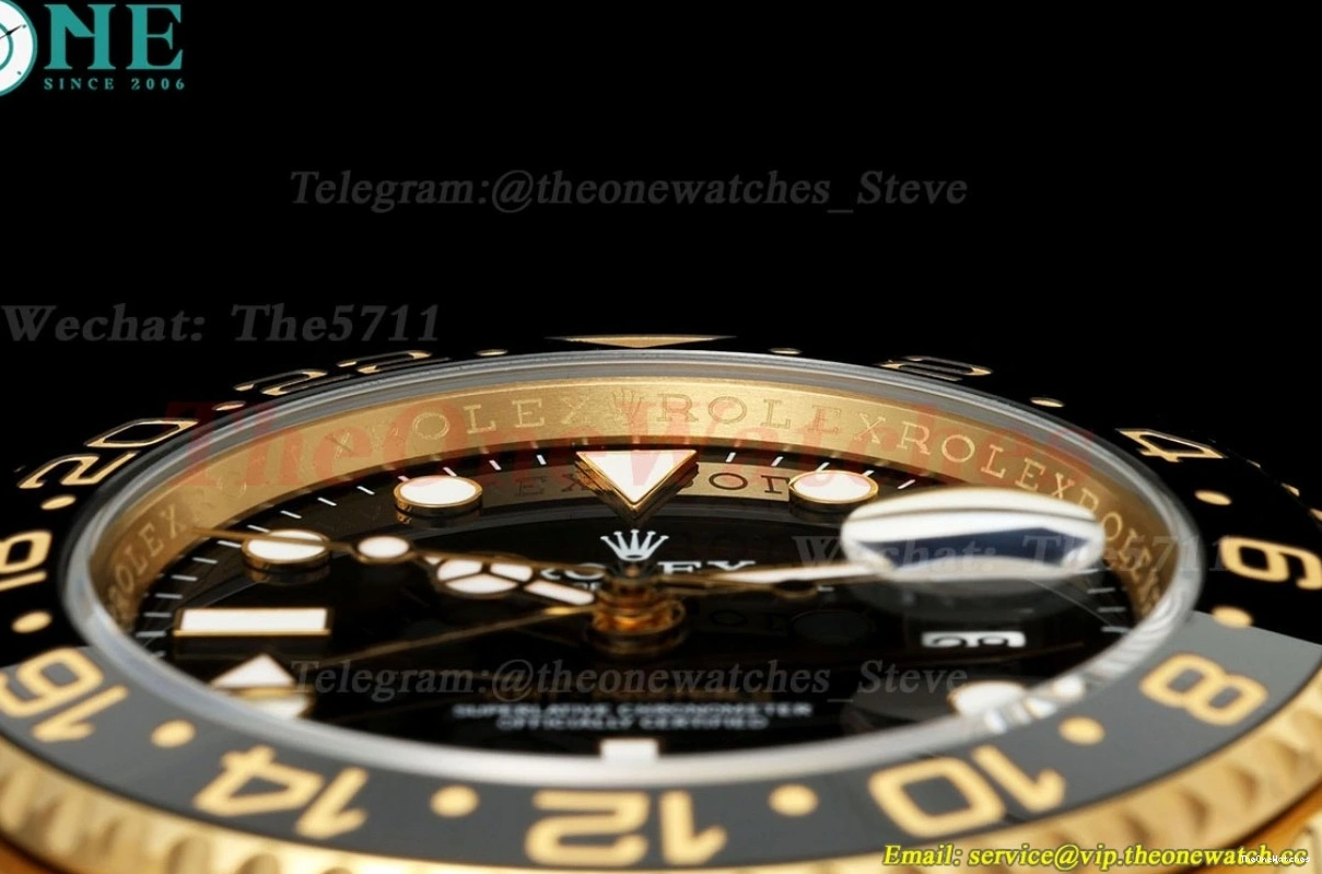 YG Jub SH3285 EWEF Master II Dial YG Black 40mm V2 GMT 126718 0509